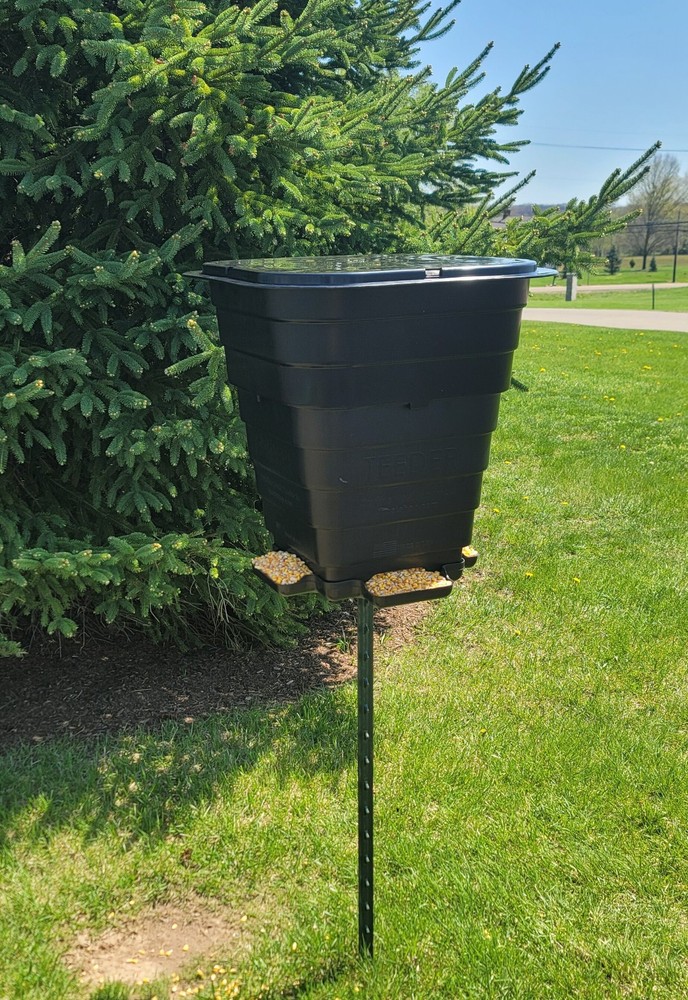 Corn deer feeder