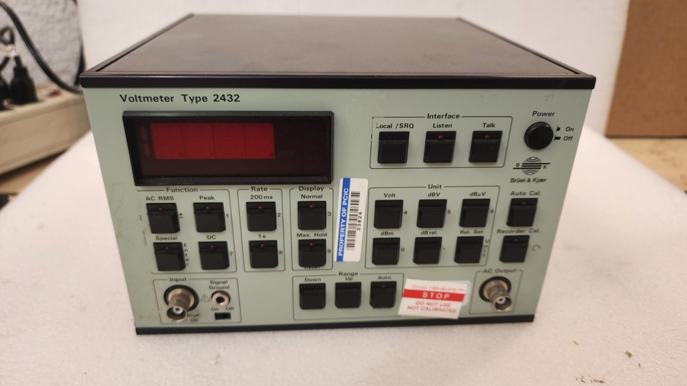 Bruel & Kjaer Type 2432 Voltmeter Unit #2
