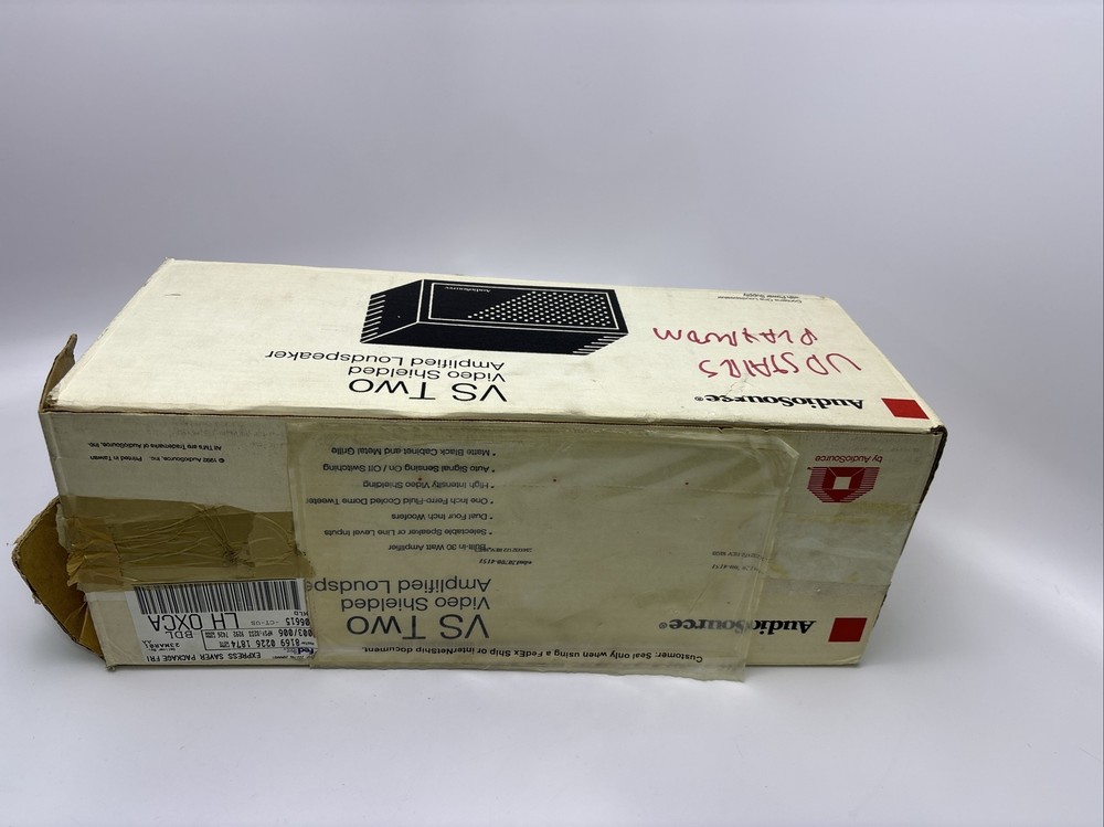 AudioSource Model VS Two Powered Speaker Video Shielded Amplified Loudspeaker