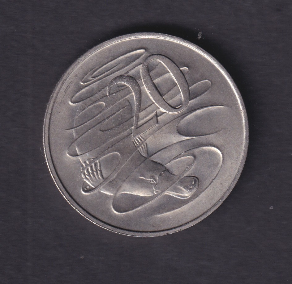AUSTRALIA - 1966 20 Cents Coin (146)