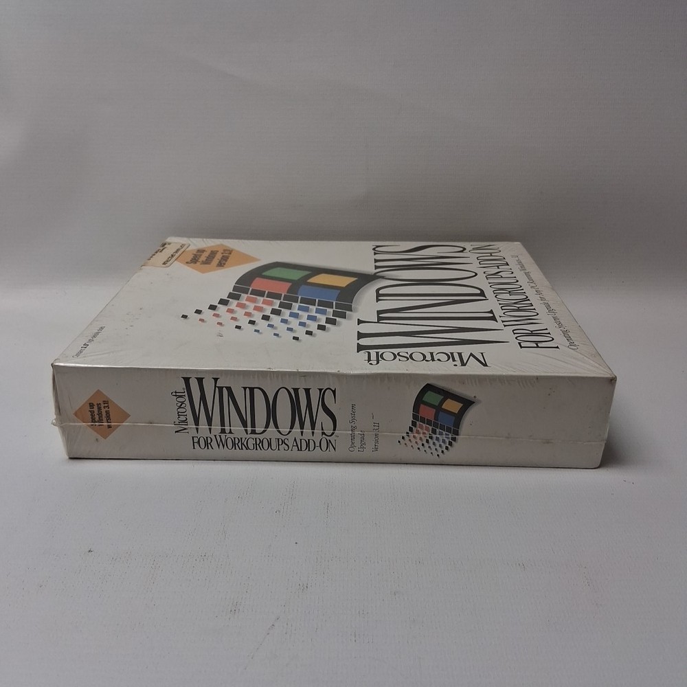 Microsoft Windows for Workgroups Add-on Upgrade for 3.1 Sealed