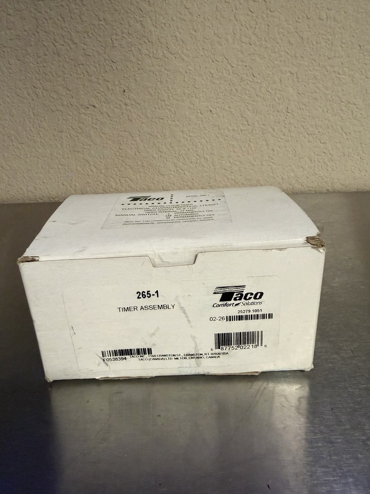 TACO 006-B4 3/4, TIMER & AQUASTAT PACKAGE