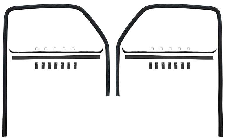 OER Windowfelt Glass Run Set Without Division Bar 1947-1950 Chevy and GMC Trucks