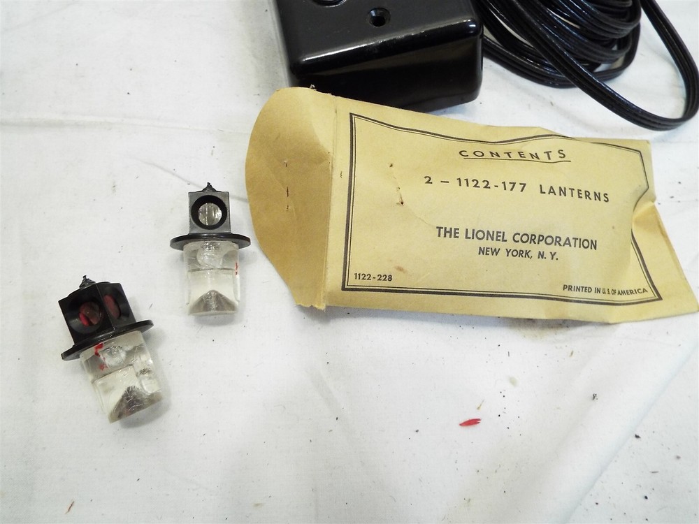 Lionel Trains 1122 O27 Right & Left Hand Remote Control Switch Pair Track Box