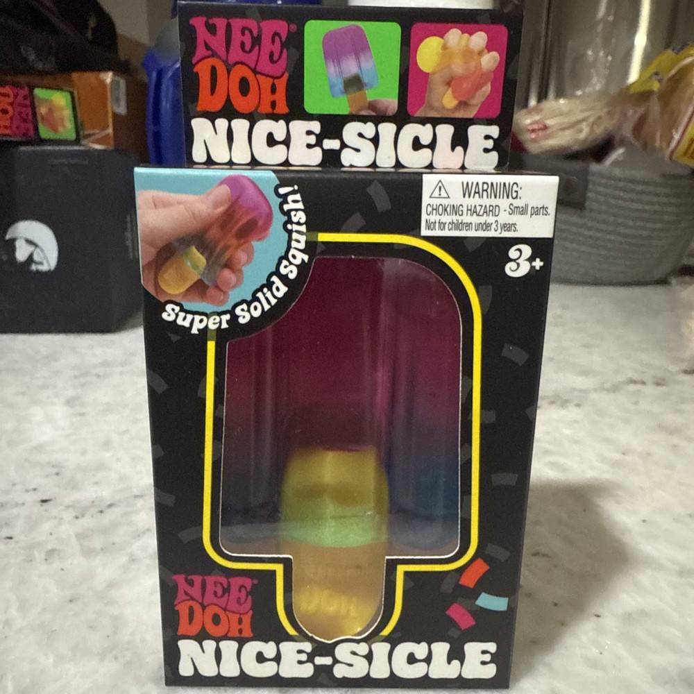 Viral Nee Doh Nice-Sicle Squeeze Ball Multicolor Super Solid Squish