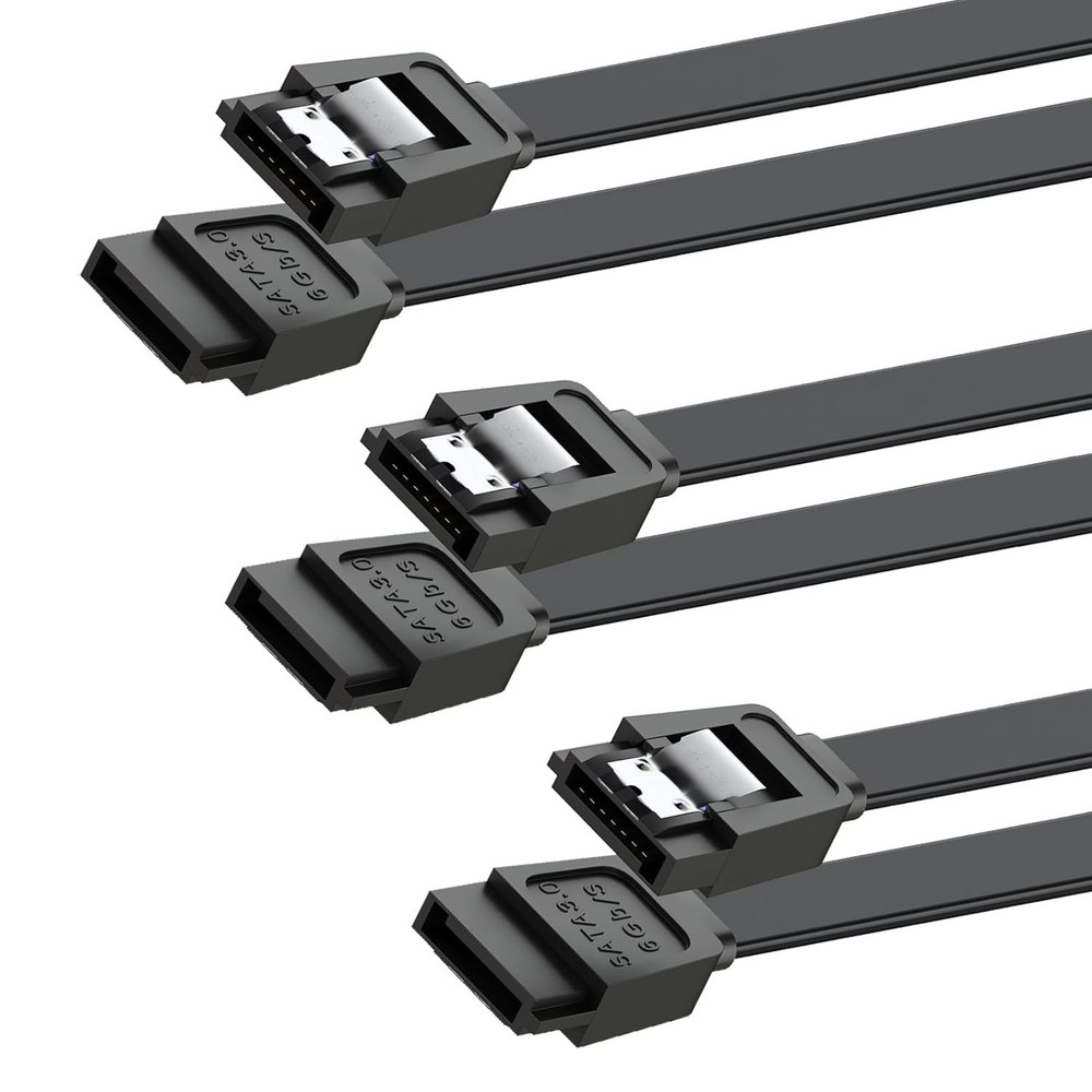 SATA III Data Transfer Cable - 15-Inch, 6Gbps Speed, Compatible with HDD & SSD