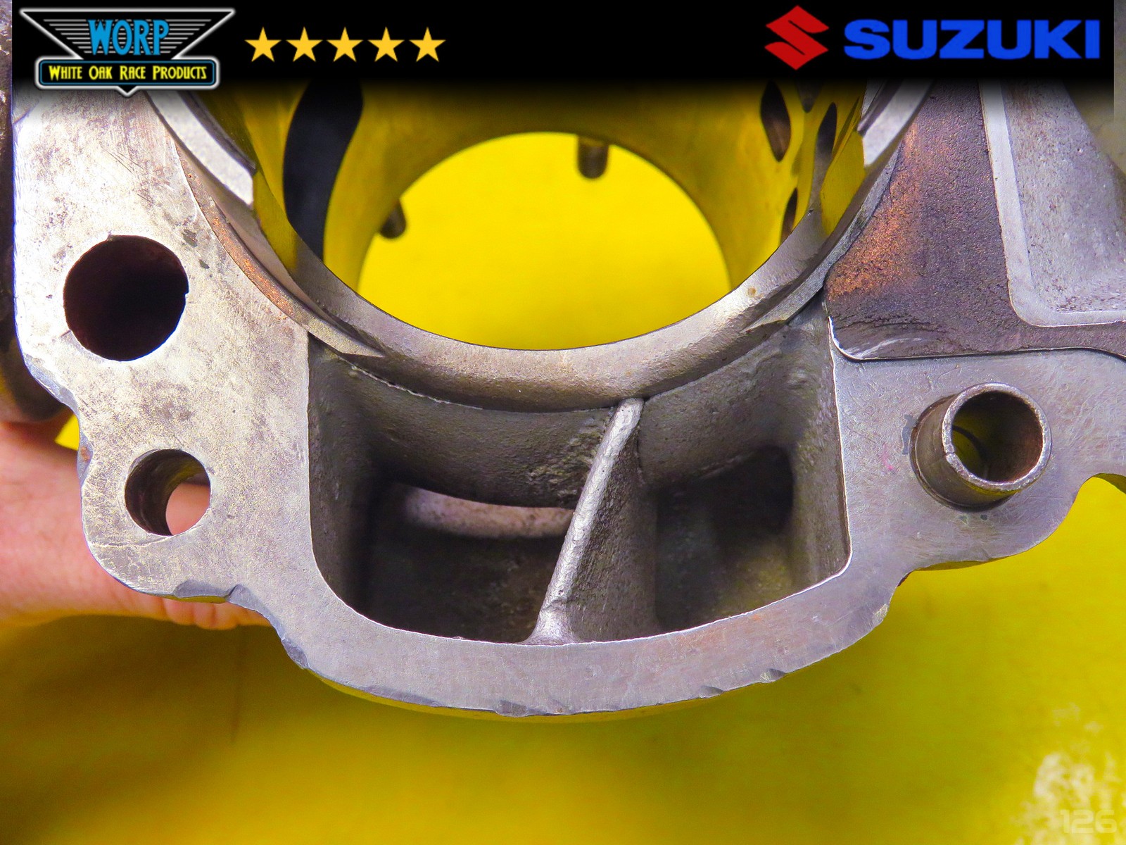 1986 SUZUKI LT250R ENGINE CYLINDER BARREL JUG TOP END + PISTON 70MM 85-92