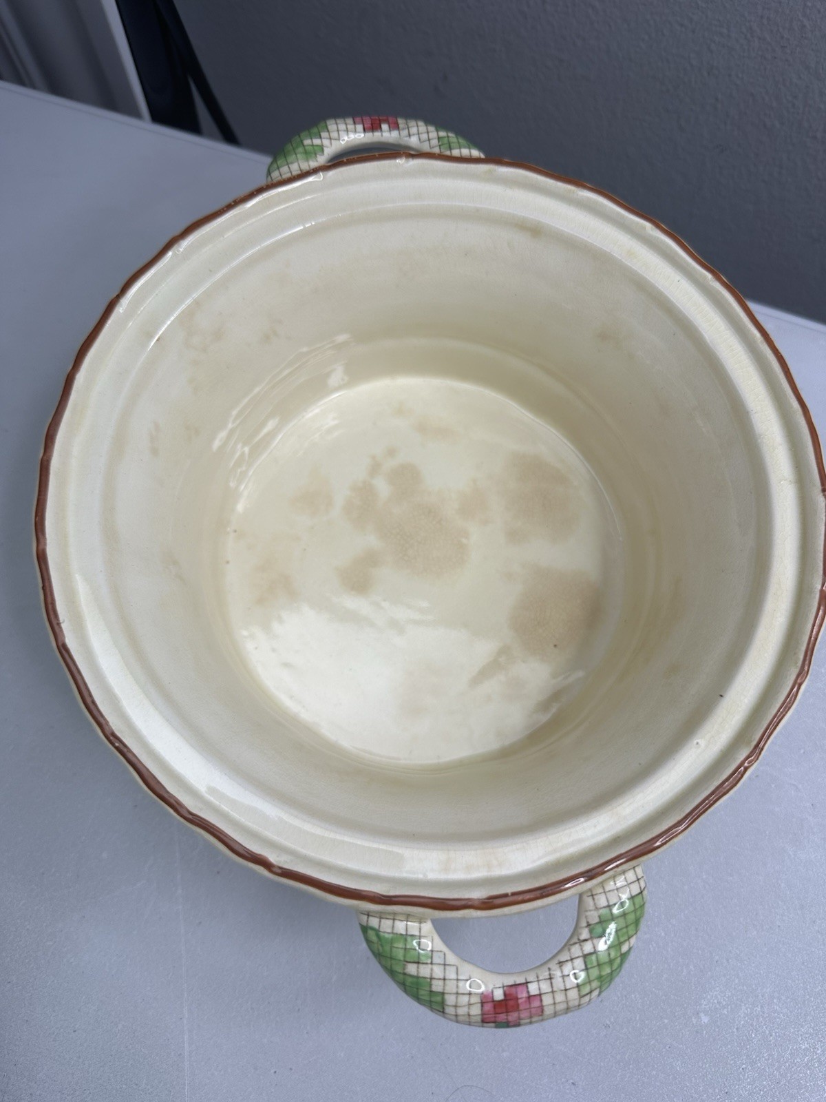 Antique Mason's Ironstone Sample Pattern "Palliser" Lidded Art Deco Tureen