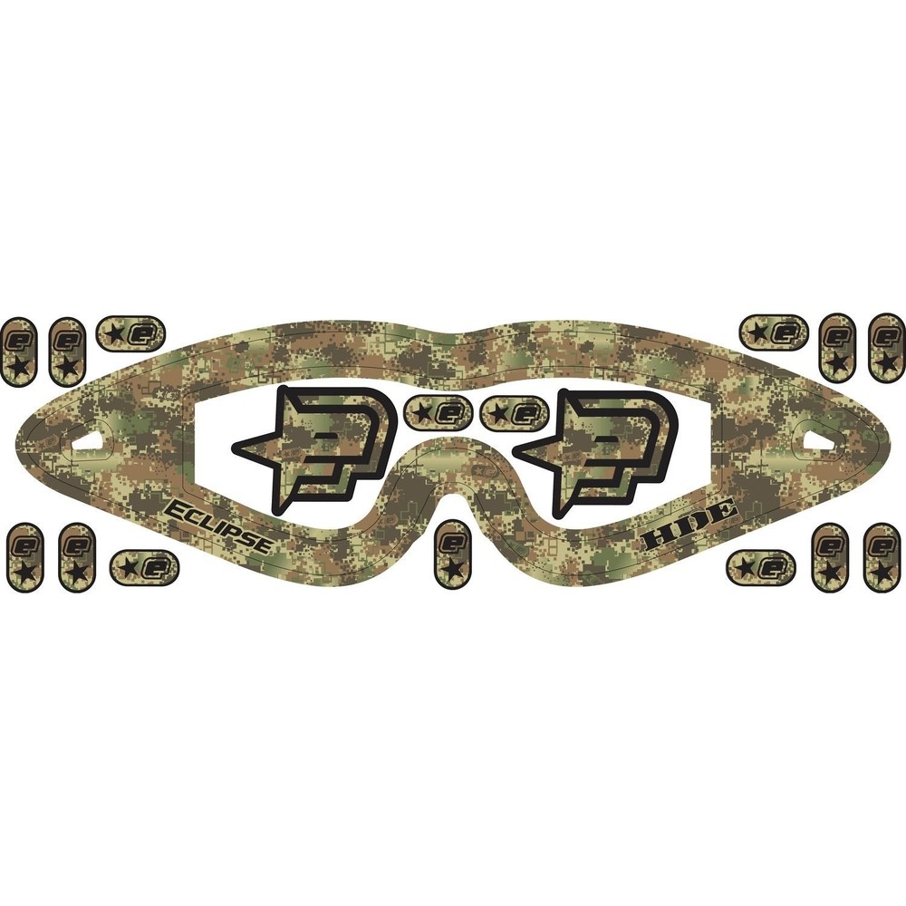 Planet Eclipse Vents Goggle Sticker - E-Flex, Avatar, E-vents, Helix - HDE Camo