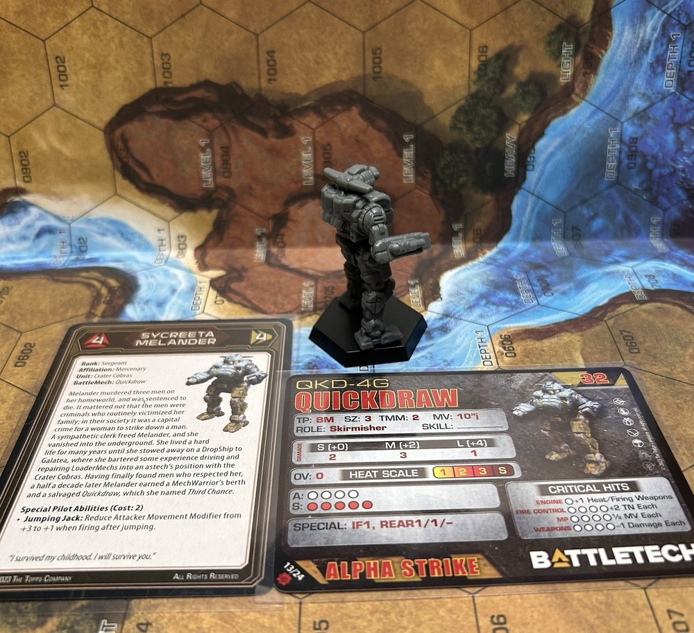 Battletech Quickdraw Mech (qkd -4g, 9g) Mercenaries