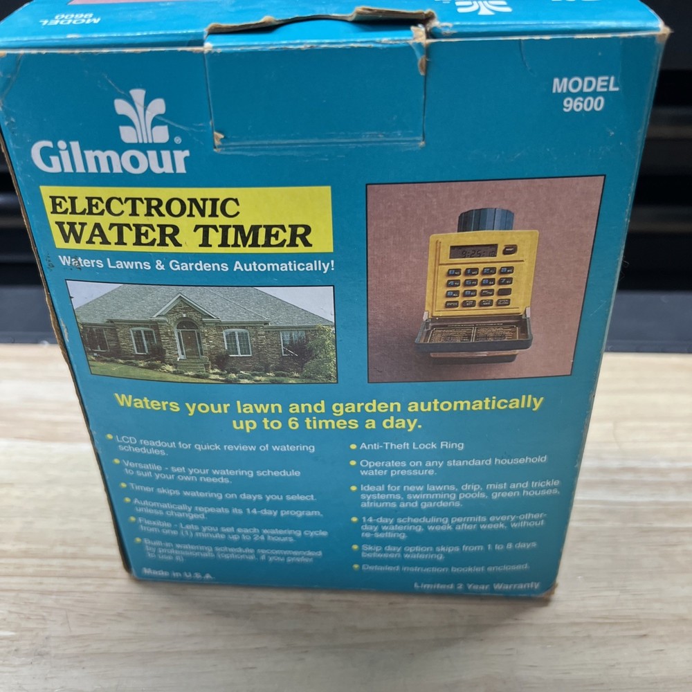 Gilmour Electric Water Timer Model 9600