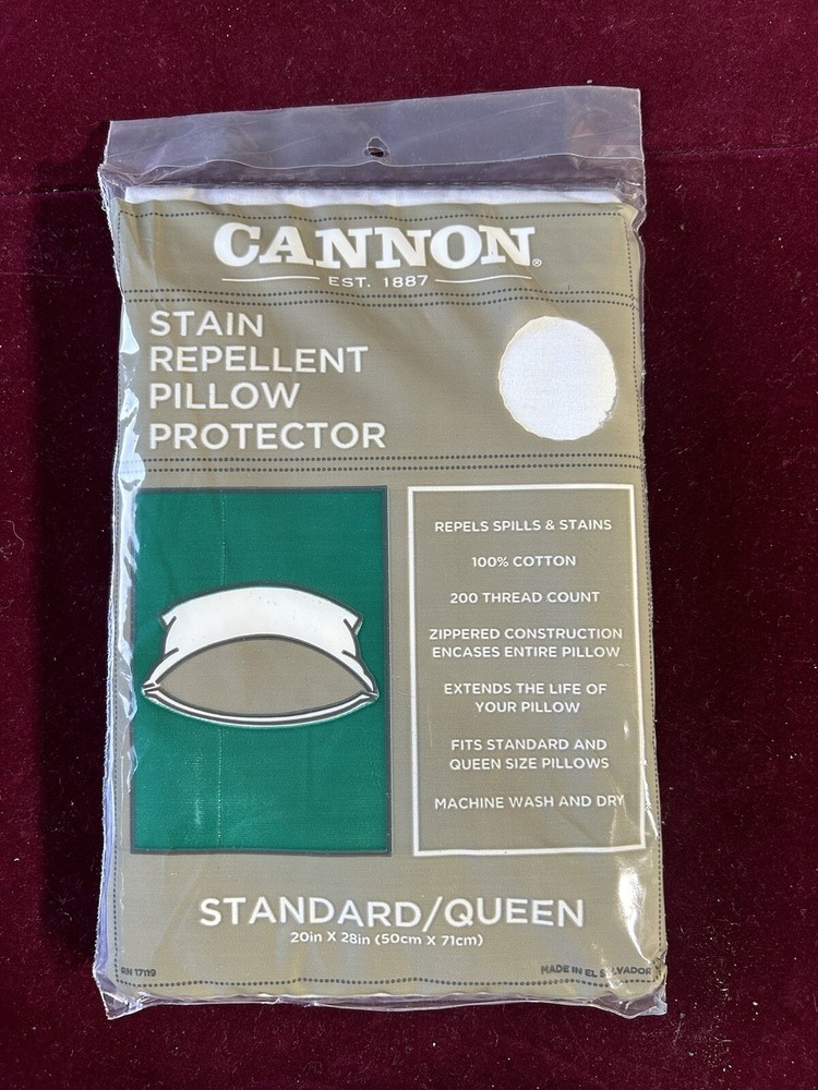 CANNON PILLOW PROTECTOR- Standard/QUEEN SIZE 200 THREAD COUNT