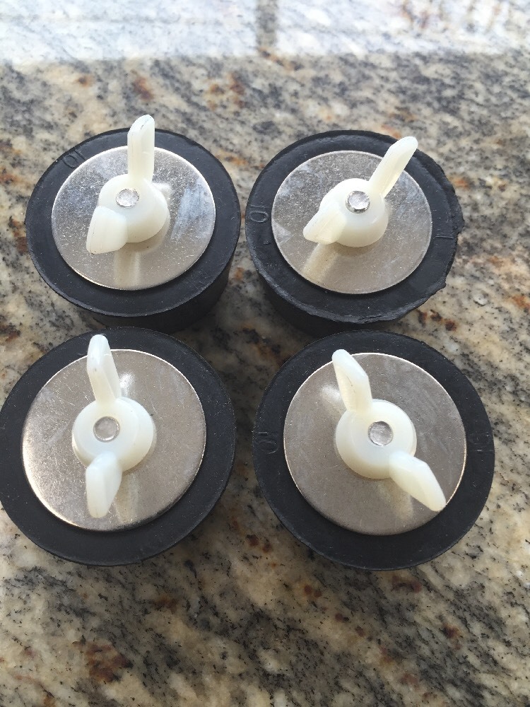 4 Pack - #10 Winter Pool Rubber Expansion Plug for Return Skimmer #10