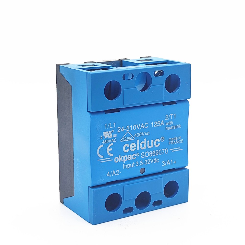 1PC New for Celduc Okpac Solid State Relay SO869070 125A 24-510VAC