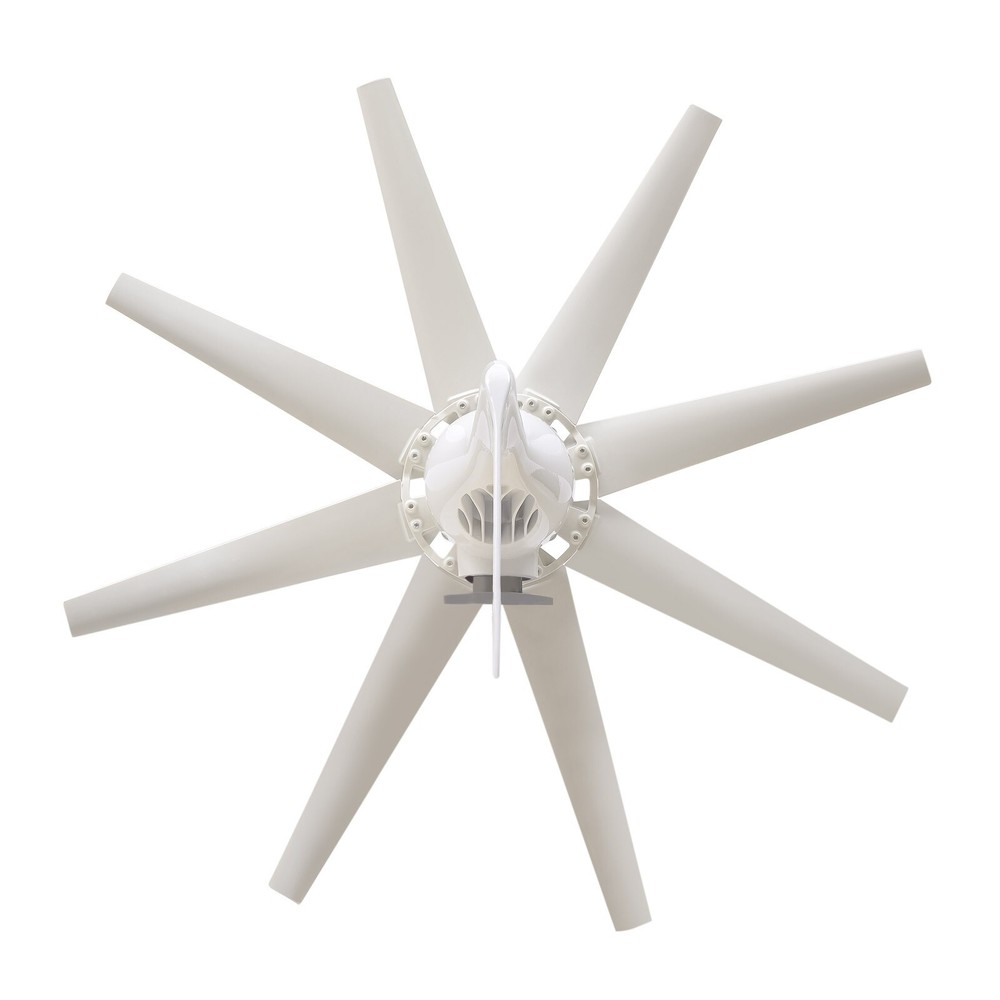 600W 8 Blades Wind Turbine Generator Kit with Charge Controller Windmill Power
