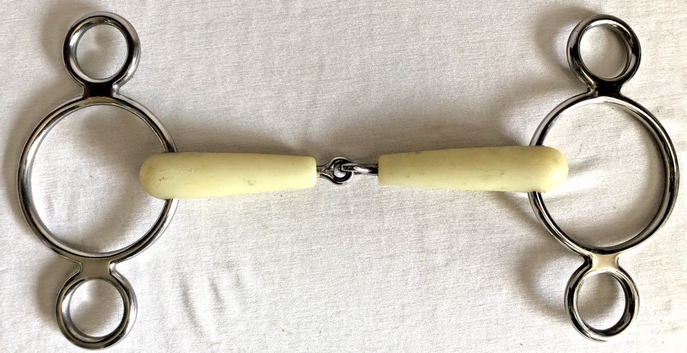 6" Happy Mouth Jointed 2-Ring Gag Elevator Bit - Great Condition