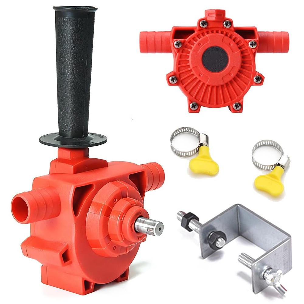 Portable Electric Drill Pump, Self-Priming Water Transfer Pump Attachment...