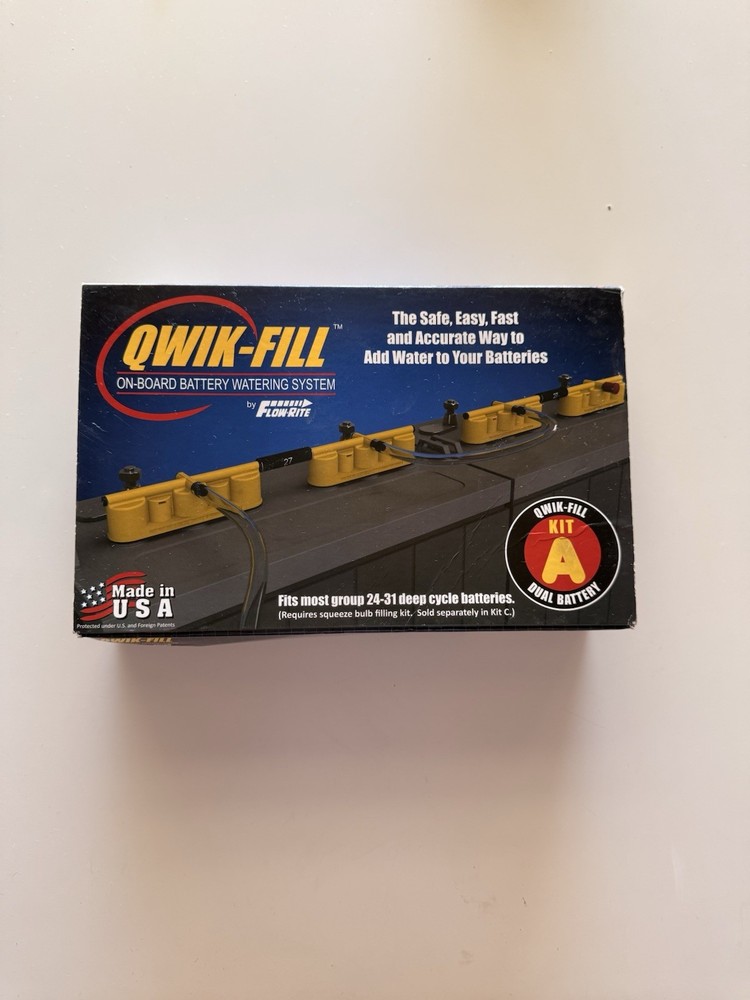 Flow Rite QWIK FILL KIT A On Board (2) Dual Battery Watering System