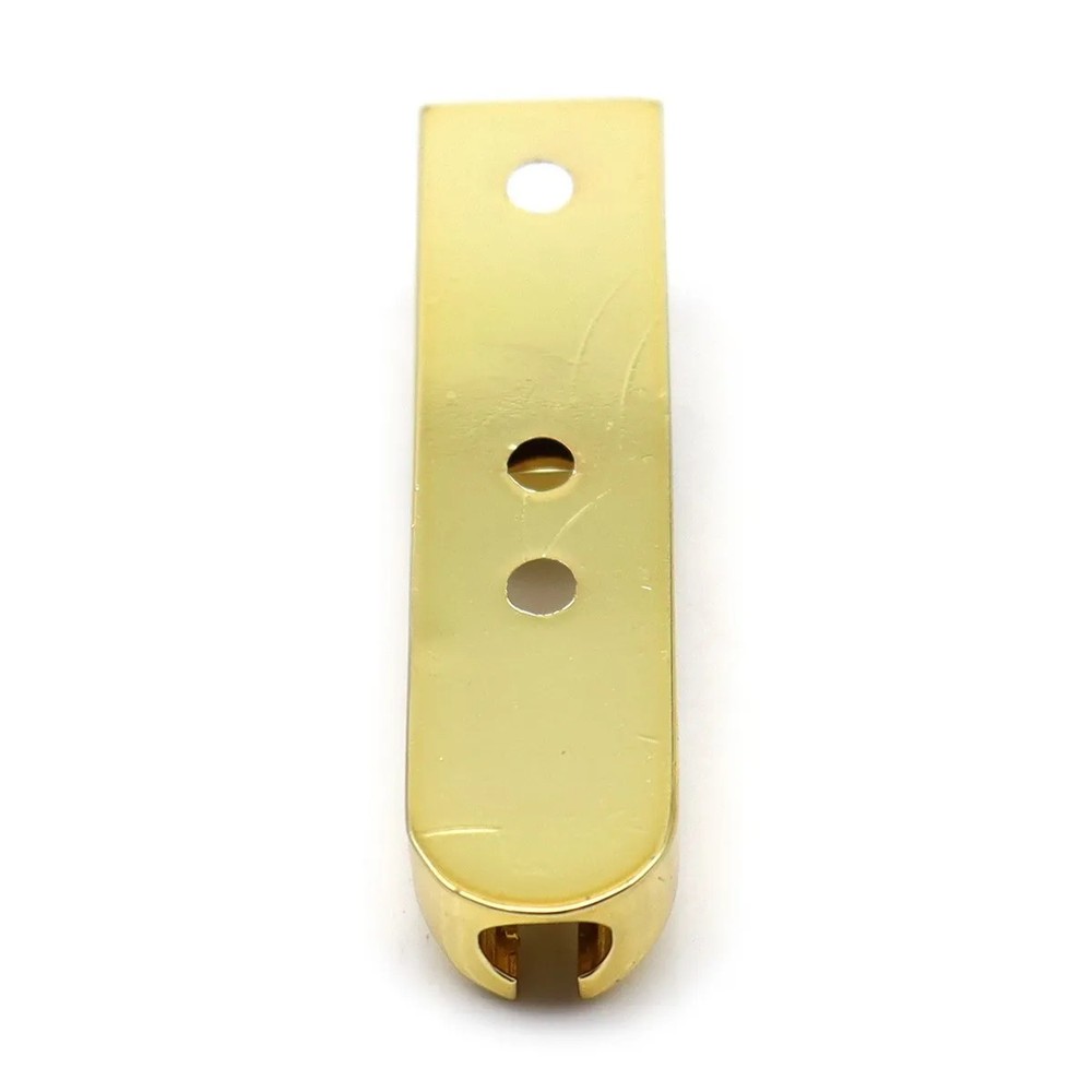 5 Strings Bass Bridge Individual Bridge Tailpiece Single String Saddles Gold