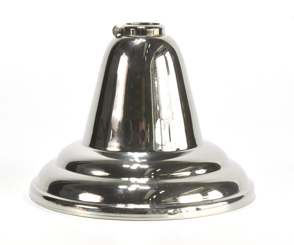 NOS CHROME FINISH CEILING BELL CANOPY