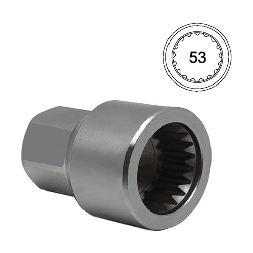 ABC-53 17Pt Outer Ring 4mm Wheel Locking Nut ABC-53 Outer ring thickness: 4mm