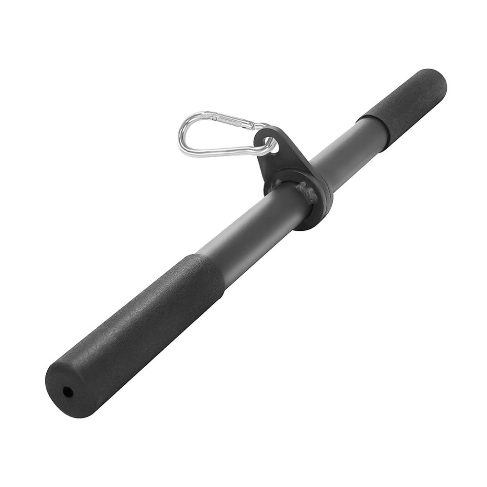 Zepofit Pulldown Straight Bar for Cable Machine - 42cm Pull Down Bars Rowing ...