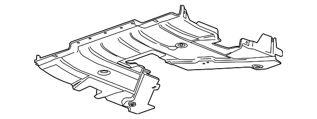 Genuine GM Engine Compartment Lower Noise Shield 23334083