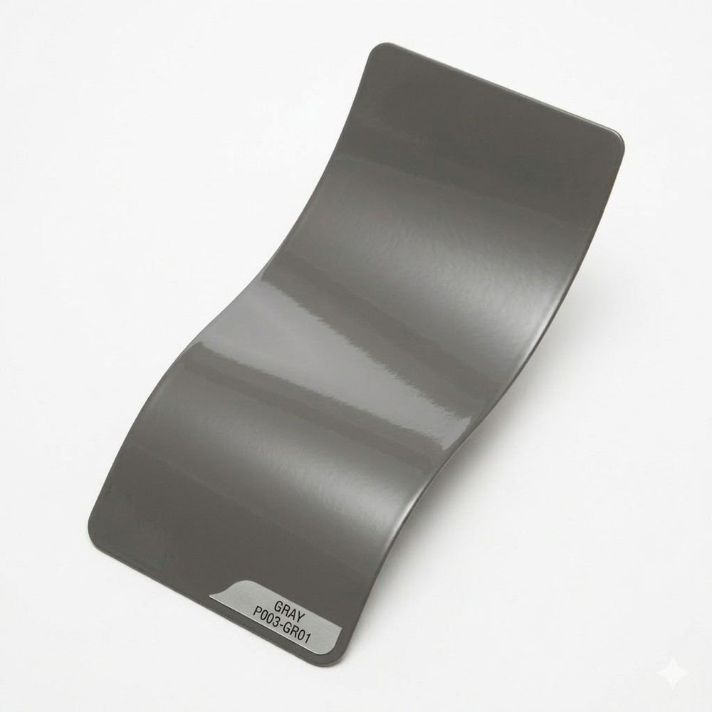 Cardinal Gray Powder Coat Polyester Polyurethane Semi Gloss Smooth P003GR01 1 Lb