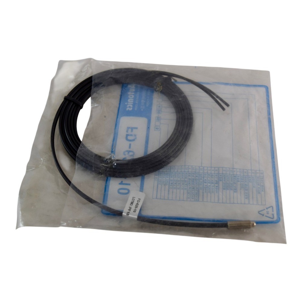 NEW Autonics FD-620-10 Fiber Optic Cable Sensor Diffuse Reflective M6 Bolt 2m