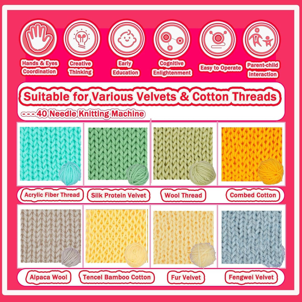 Sentro Knitting Machine, Sentro 40 Needles Knitting Machine Automatic Circular W