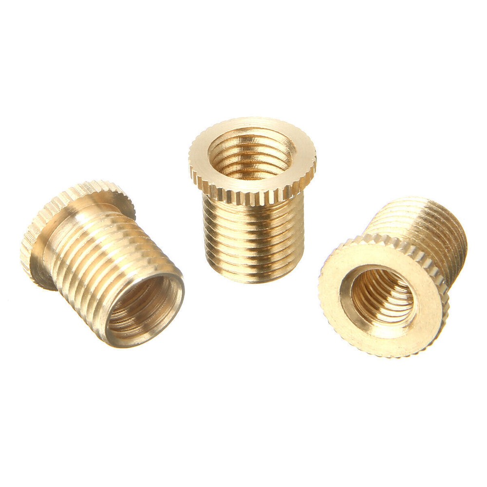 3 Pcs Gear Shift Knob Thread Adapter Nut Insert Kit M8x1.25 M10x1.25 M10x1.5