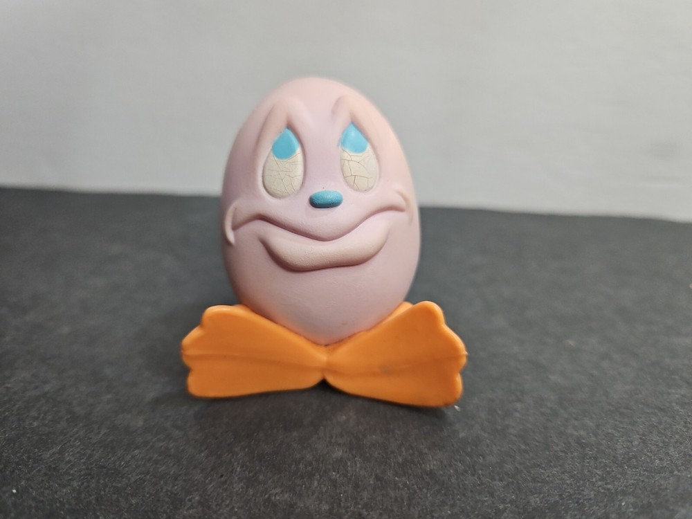 Vintage Easter Egg Figure 1988 Hard Sponge Ball - 3” Tall Applause