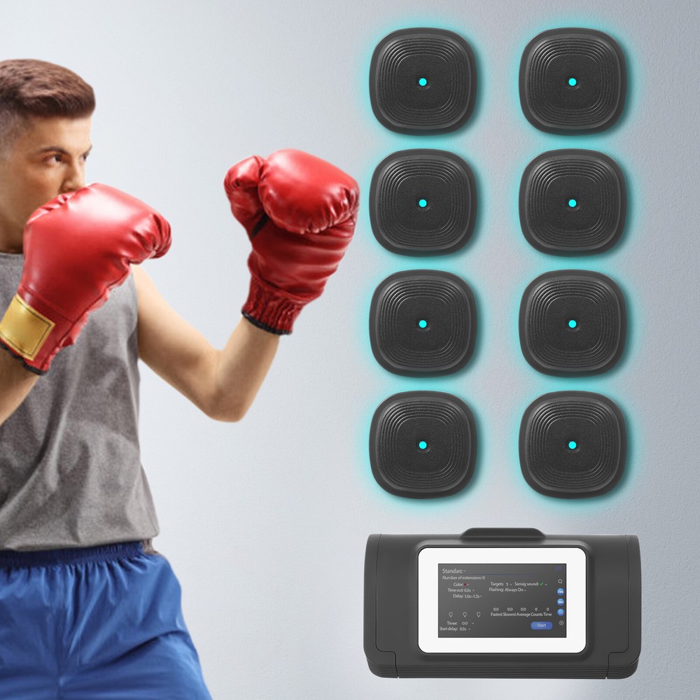 6-Light Colors Split Bluetooth Musical Boxing Punching Machine Boxing Targets