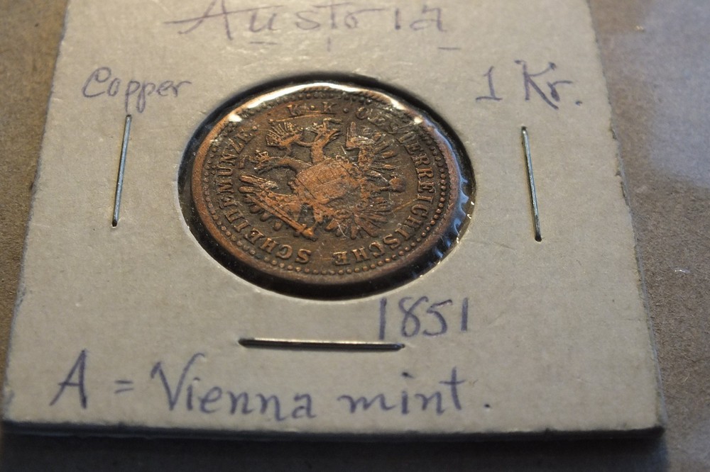 1851 Austria 1 Kr.