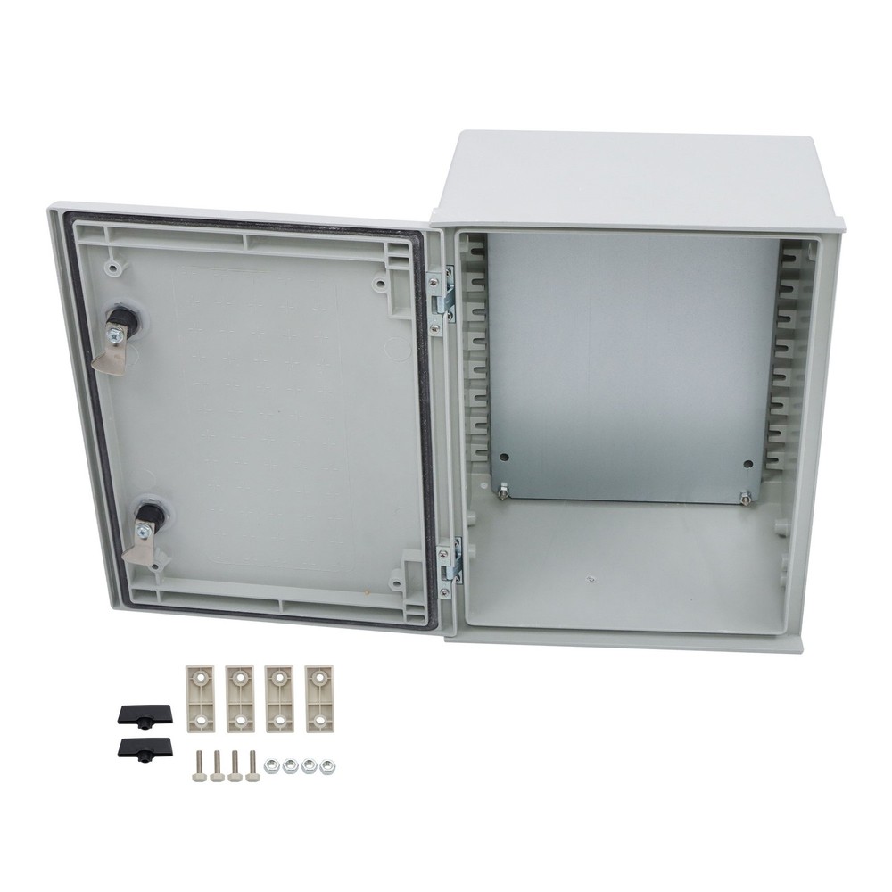 Rectangular 16x12x8" Fiberglass Electrical Enclosure Box NEMA3 IP65 Junction Box