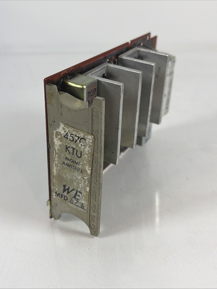 WESTERN ELECTRIC 457C KTU PAGING AMPLIFIER 1A2 Key System