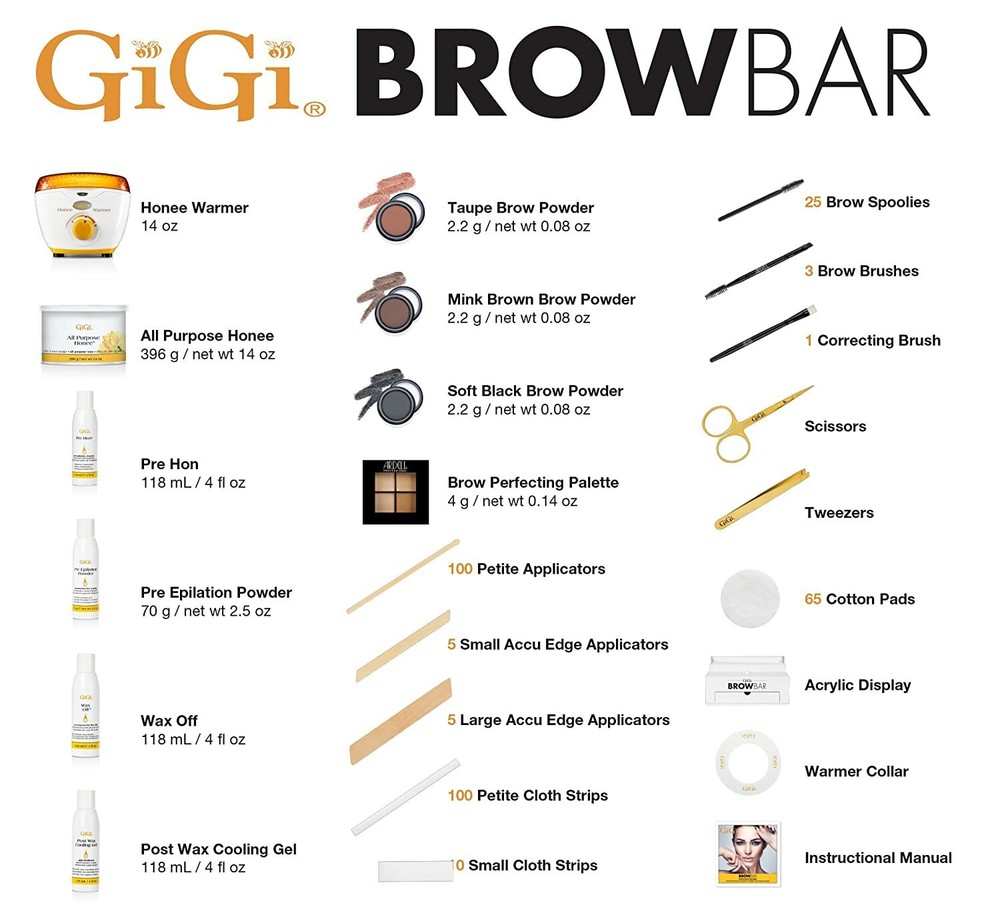 GiGi & Ardell Brow Bar Grooming System Kit Set #111