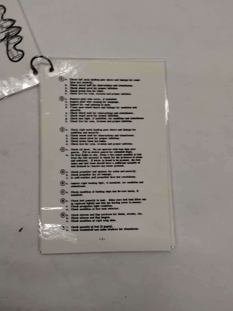 Cessna 310 Checklist (Laminated)-Copy