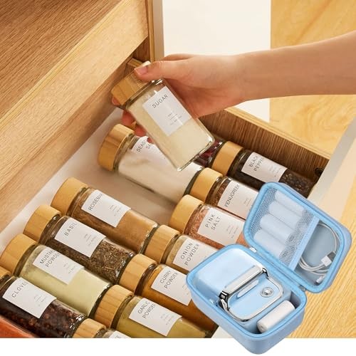 Carrying Case for Phomemo M150 Label Maker Machine, Hard Storage Box for Blue