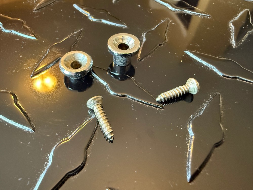 1979 Mighty Mite Round String Tree Set Chrome