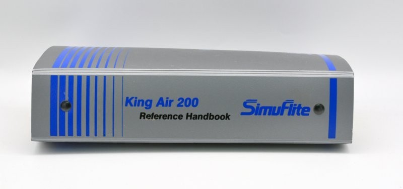 SIMUFLITE KING AIR 200 REFERENCE HANDBOOK, 1985