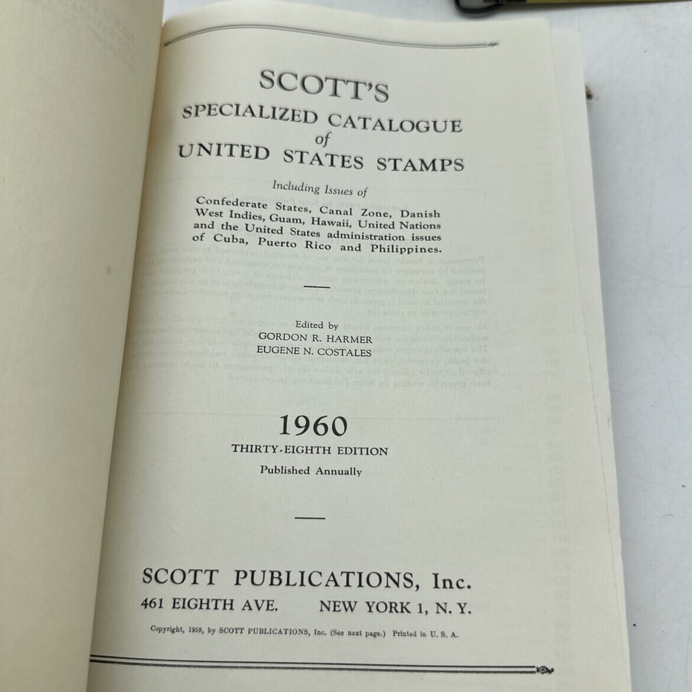 Scott’s Stamp Catalogues- 1960 And 2007- AA212
