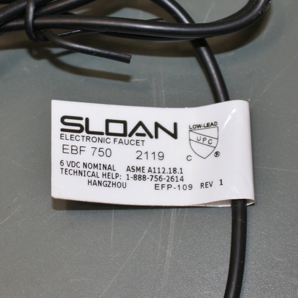 PARTIAL - Sloan Optima Plus Bathroom Sink Faucet EBF750-4, Motion Sensor