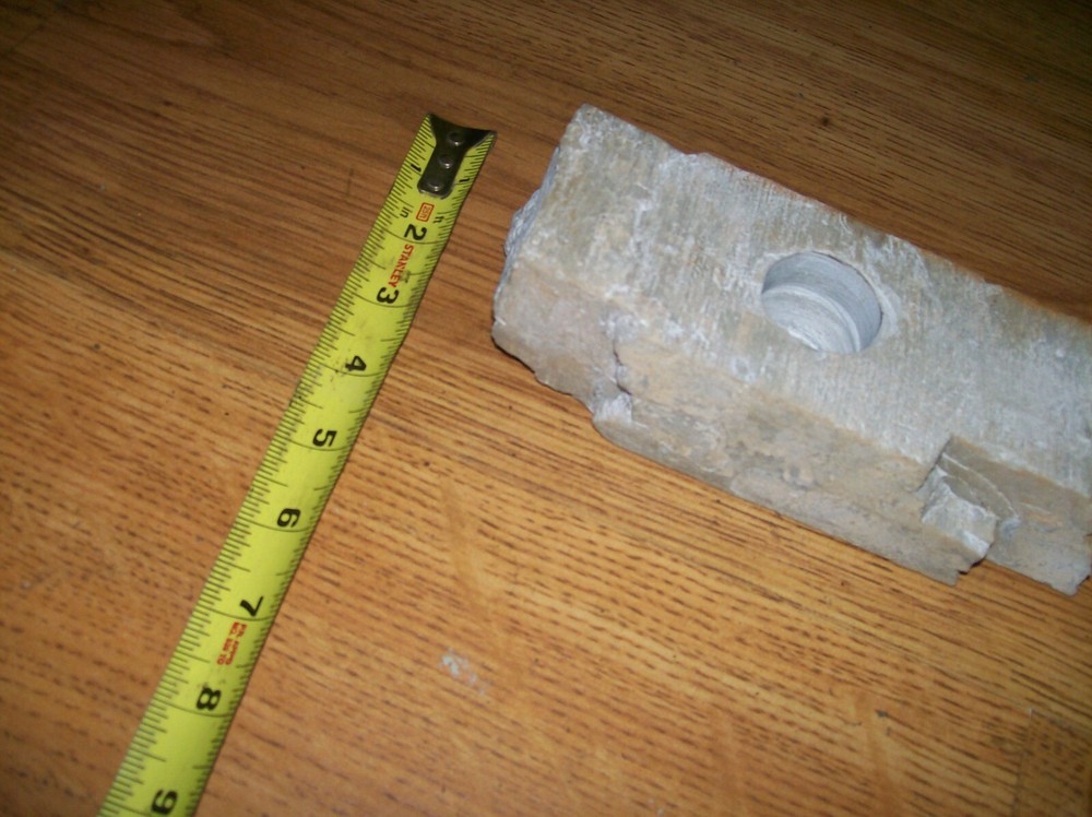 Natural stone candle holder