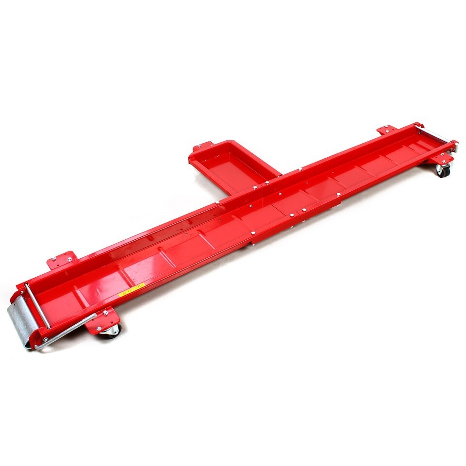 Motorcycle Dolly Mover Stand Trolley Skate 567kg Capacity Garage Parking Aid