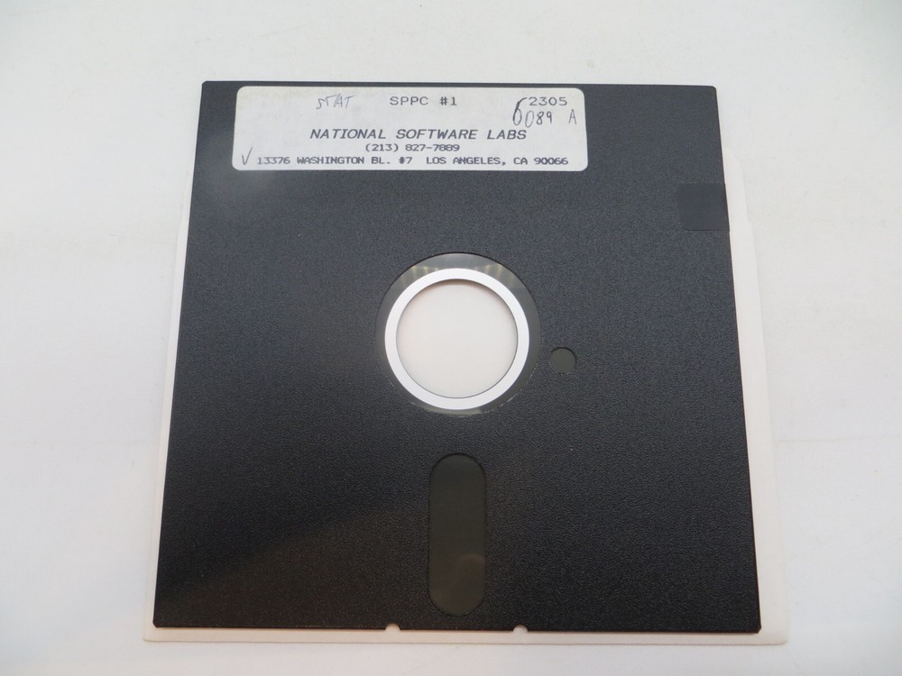 5.25" Floppy Disks SPPC #1 #2 #3 vintage National Software Labs computer discs