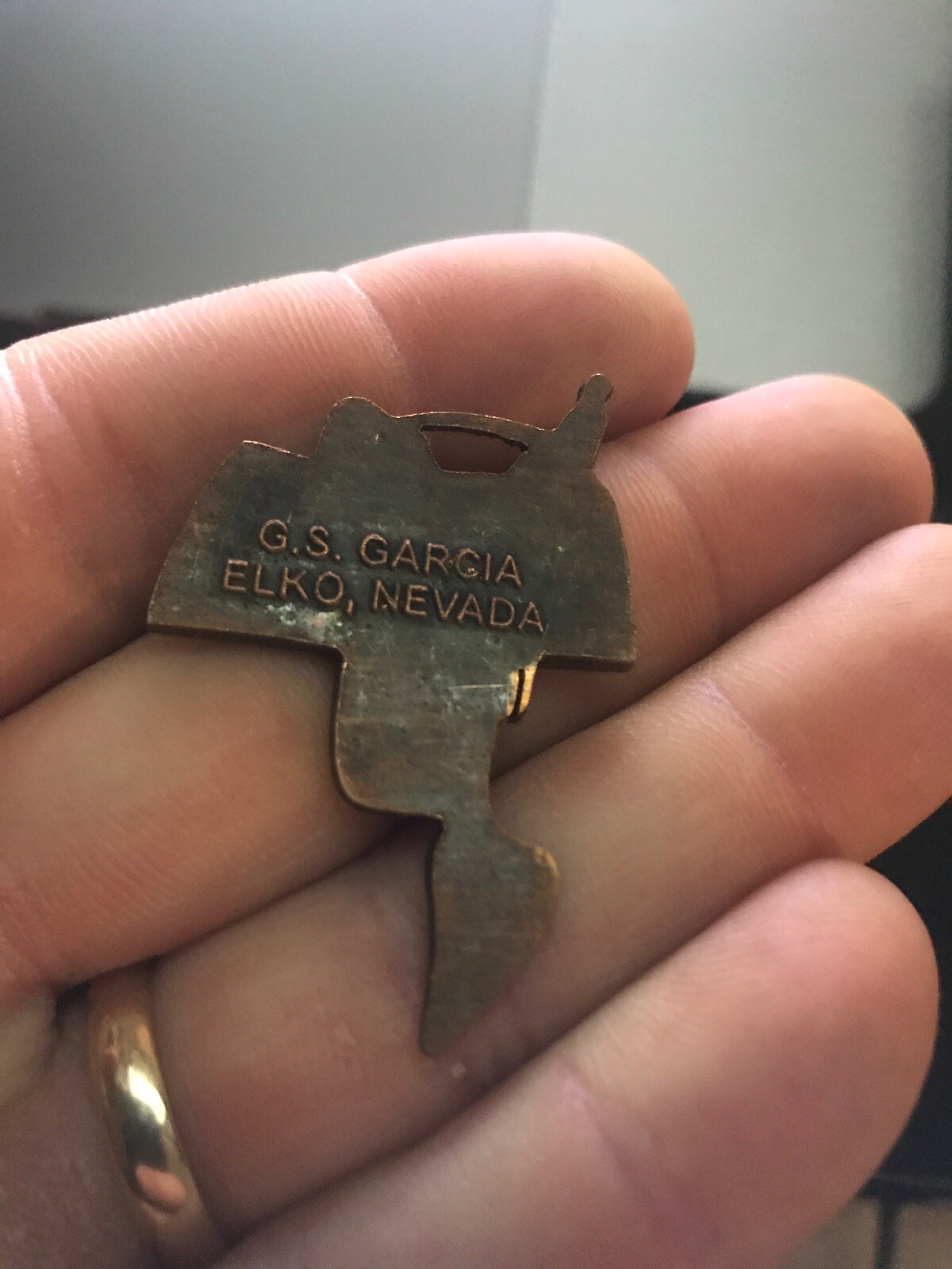 Saddle Watch FOB Western Cowboy Ranch Metal Cowpoke Elko Nevada Horse Equine