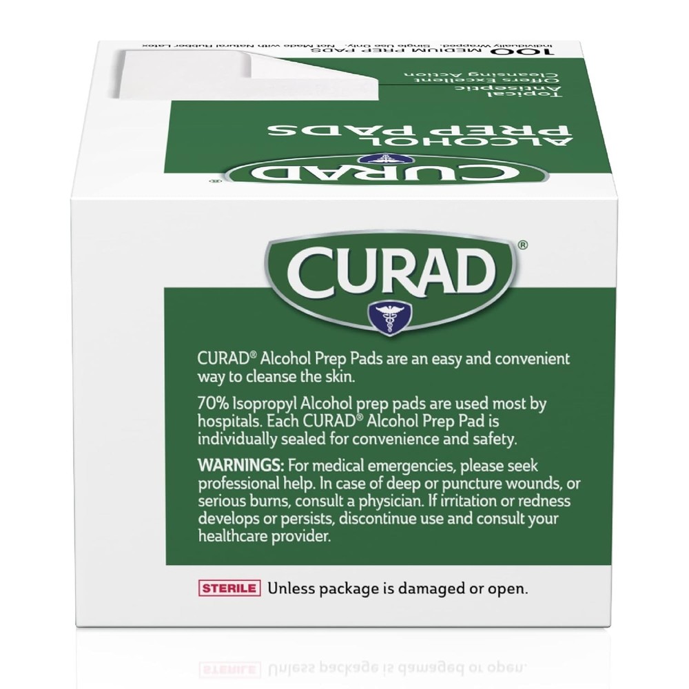 Convenient 400 Count Alcohol Prep Pads – Ideal for General Cleansing & First Aid