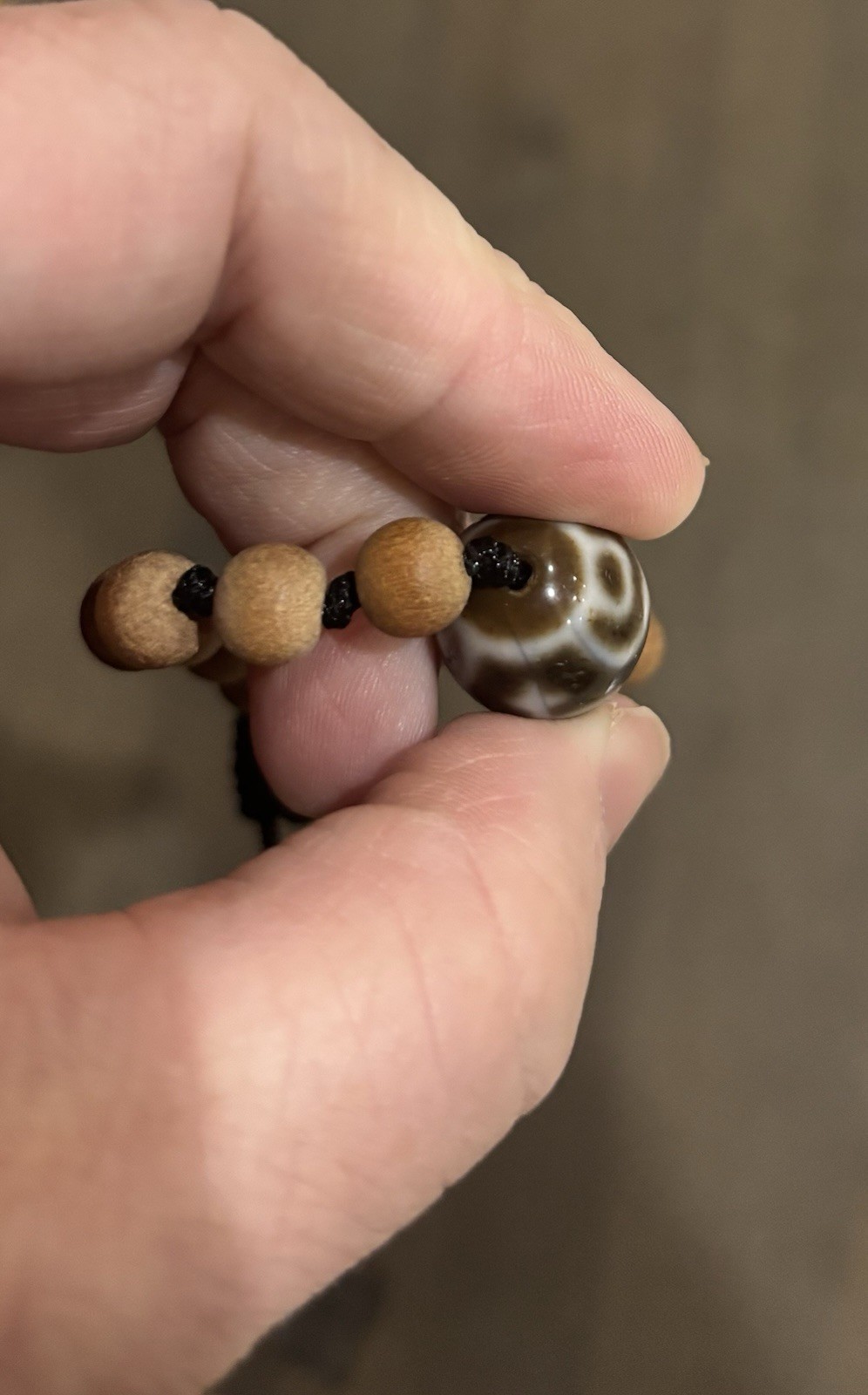 Authentic Nectar Vessel Dzi Bead Bracelet