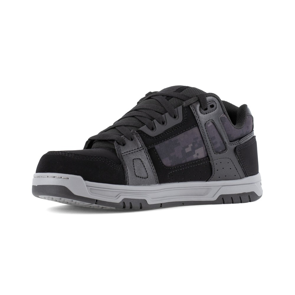 Dc Work Crew Stag Work Men's Composite Toe Work Shoe - Black/Gray - 9.5 Medium